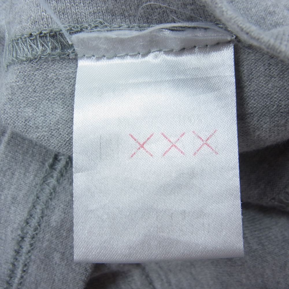 GOODENOUGH グッドイナフ GOOD Eロゴ プリント 半袖 Tシャツ グレー系【中古】