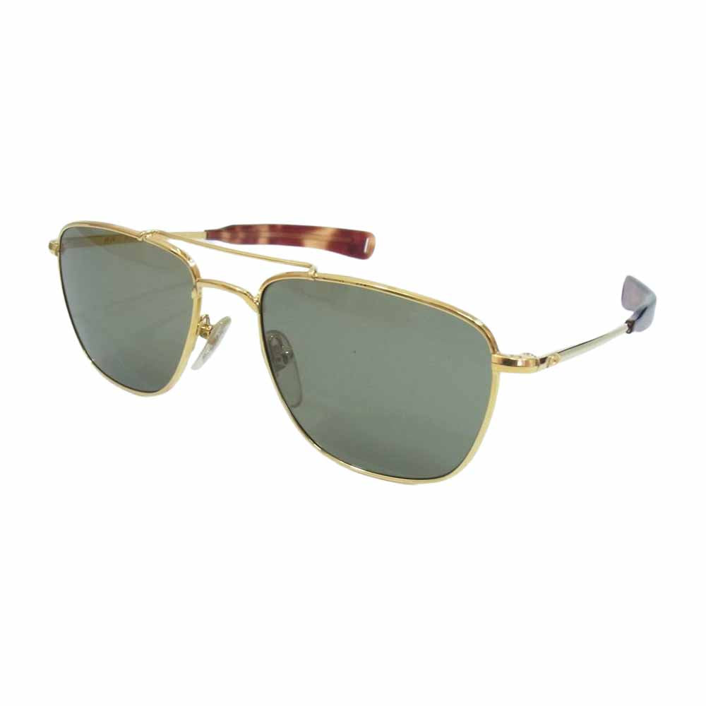 アメリカンオプティカル 20KGP SKYMASTER PILOT スカイマスター パイロット ブリッジ サングラス ブラウン系【美品】【中古】