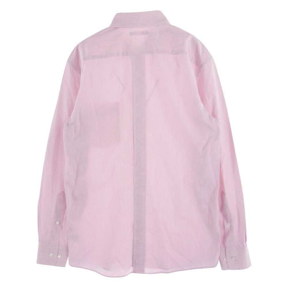 LOUIS VUITTON ルイ・ヴィトン モノグラム ストライプ シャツ 長袖 ピンク系 XS【中古】