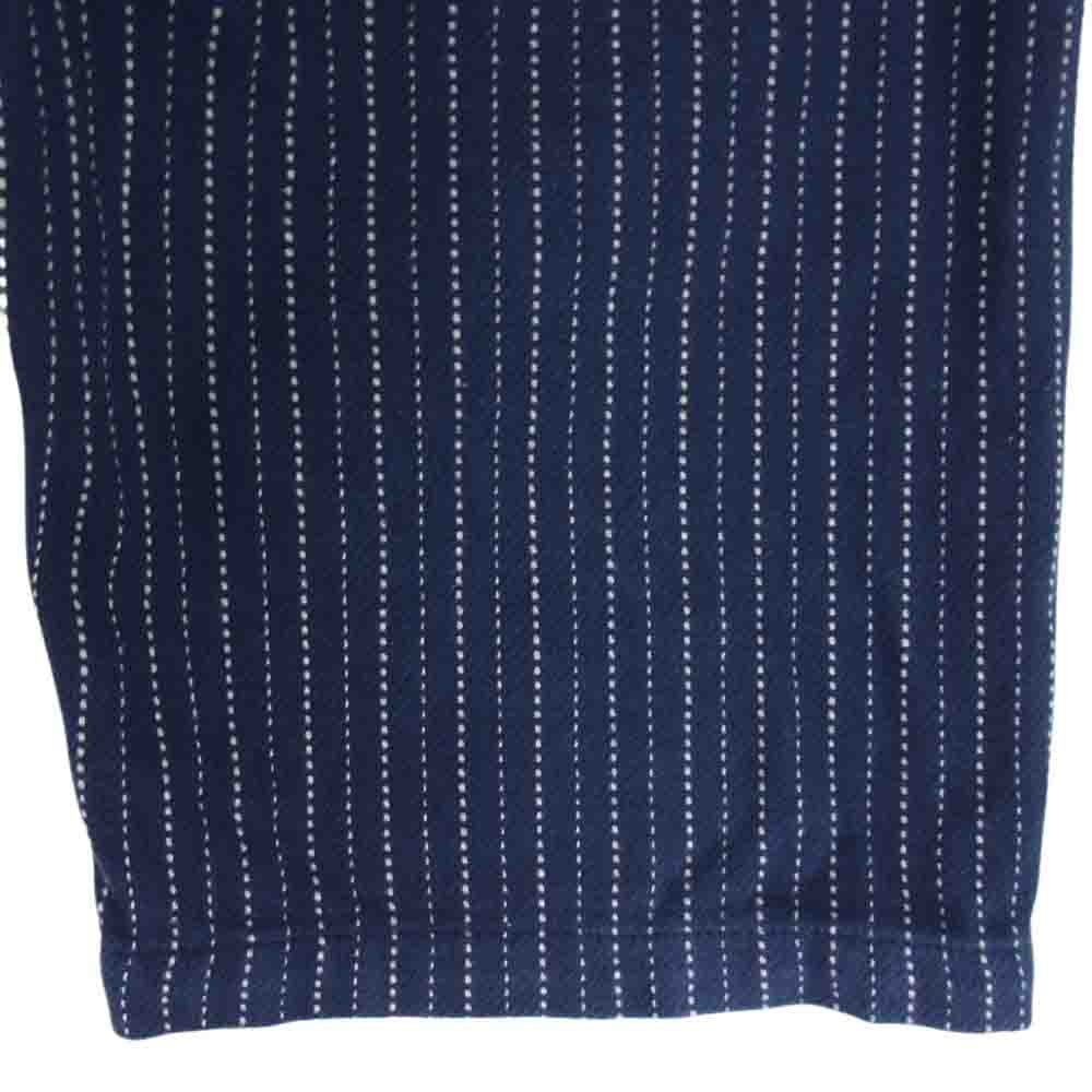 ウエストライド CYCLE SHORTS ウォバッシュ ストライプ サイクル ショーツ ハーフ パンツ ネイビー系 36【中古】