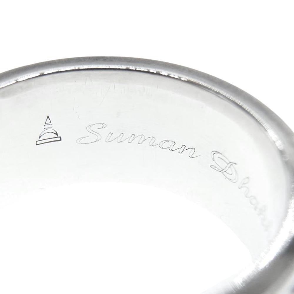 スーマンダックワ SILVER925 ウェーブ シルバー リング シルバー系 22号【中古】