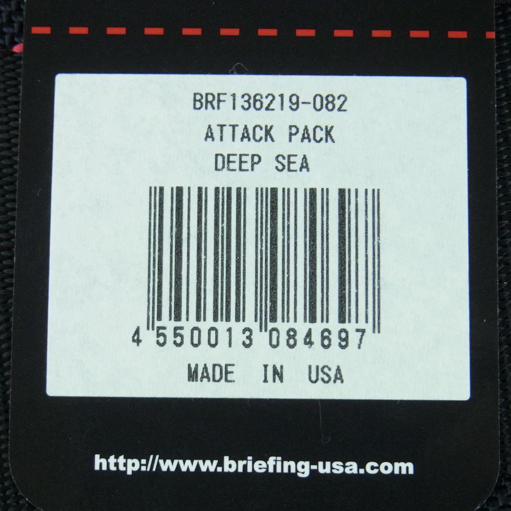 BRIEFING ブリーフィング BRF136219 DPS20 ATTACK PACK リュック サック バックパック 17L DEEP SEA ダークネイビー系【中古】