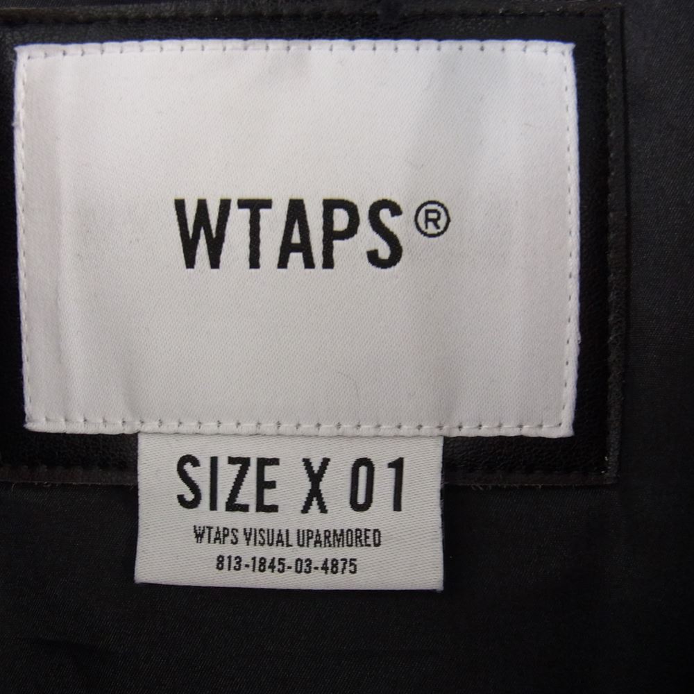 WTAPS ダブルタップス 20AW  202BRDT-JKM05  CANAL JACKET WONY. MOSSER カナル スタジアム ジャケット モッサー スタジャン ブラック系 01【中古】
