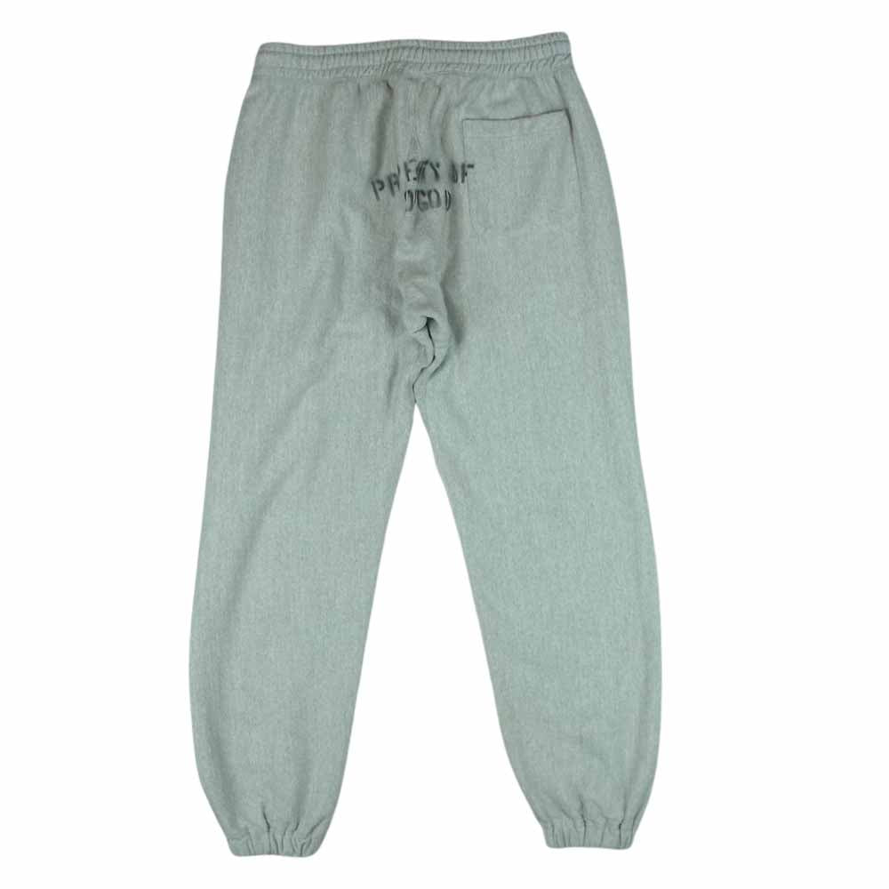 SAINT MICHAEL セントマイケル 23SS SM-S23-0000-050 SWEAT PANTS スウェット パンツ 日本製 グレー系 L【美品】【中古】