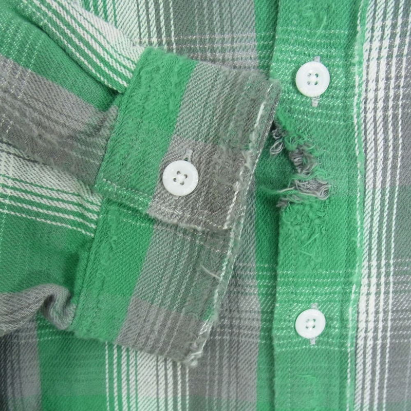 常田大希着用 saint michael flannel shirt - buyfromhill.com