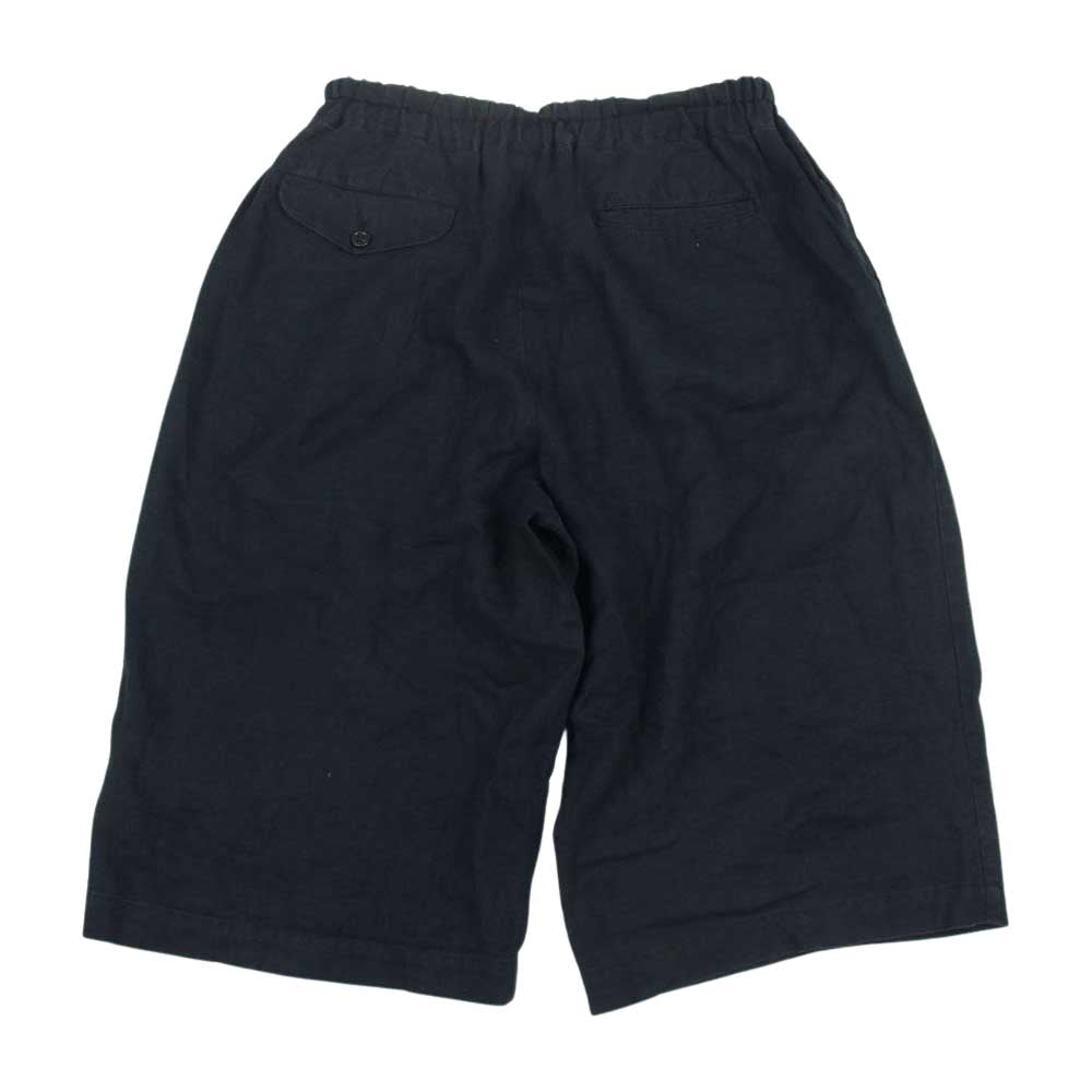 ブラック コムデギャルソン AD2013 1M-P015 リネン イージー ワイズ ショーツ ブラック系 L【中古】