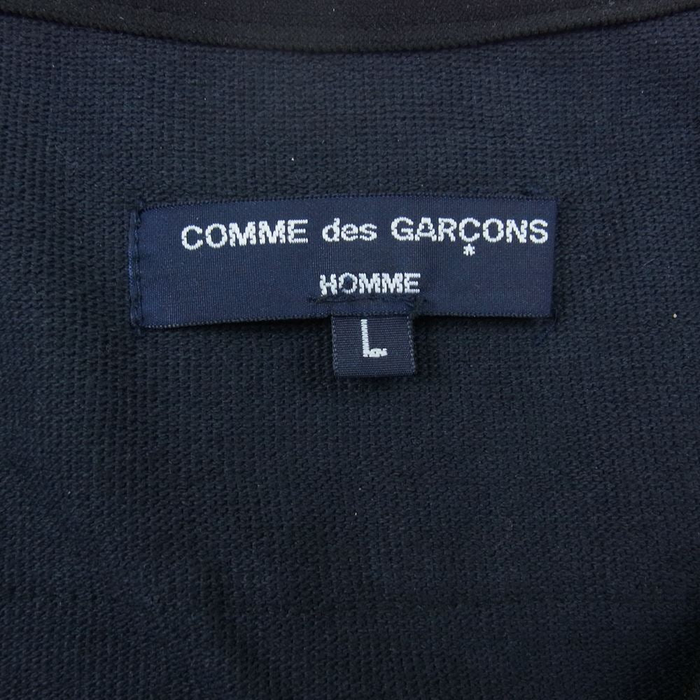 COMME des GARCONS HOMME コムデギャルソンオム 23SS HK-T012 コットンパイル ライナー カーディガン ダークネイビー系 L【中古】