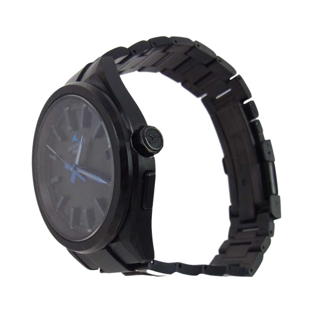 CASIO カシオ OCW-T200SB-1AJF オシアナス ステンレススチール タフソーラー ソーラー電波 腕時計 ウォッチ ブラック系【中古】