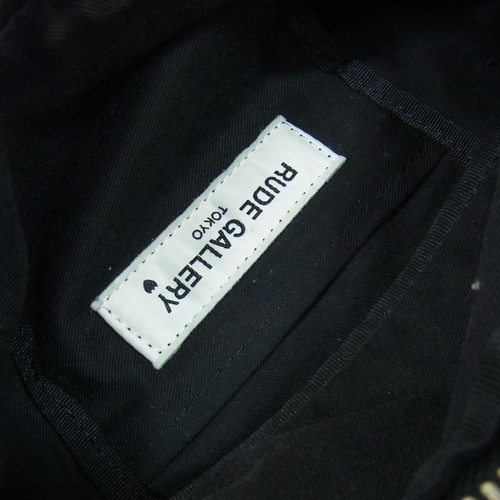 RUDE GALLERY ルードギャラリー レザー ウェストポーチ バッグ ブラック系【中古】