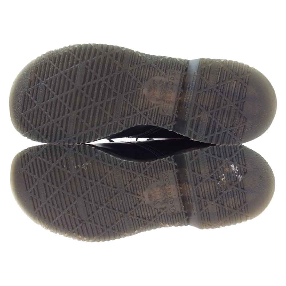 GEORGE COX ジョージコックス 1247-205 37B 3HOLE GIBSON ギブソン スチールトゥ レザー シューズ ブラック系 9【美品】【中古】