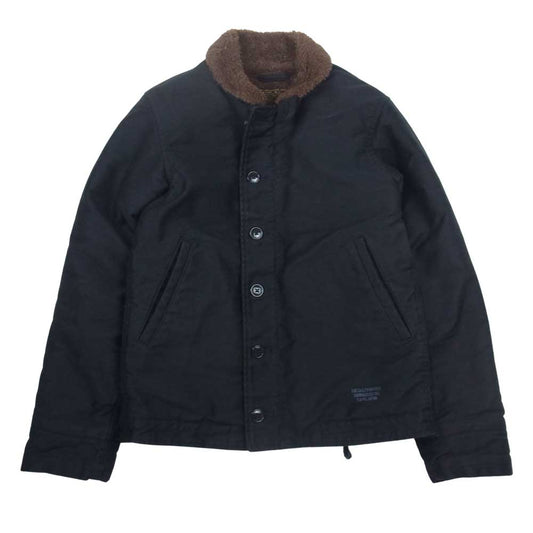 WACKO MARIA ワコマリア N-1 デッキ ジャケット ブラック ブラック系 S【中古】