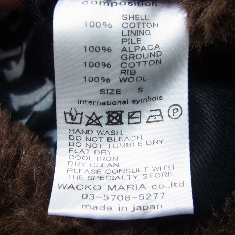 WACKO MARIA ワコマリア N-1 デッキ ジャケット ブラック ブラック系 S【中古】