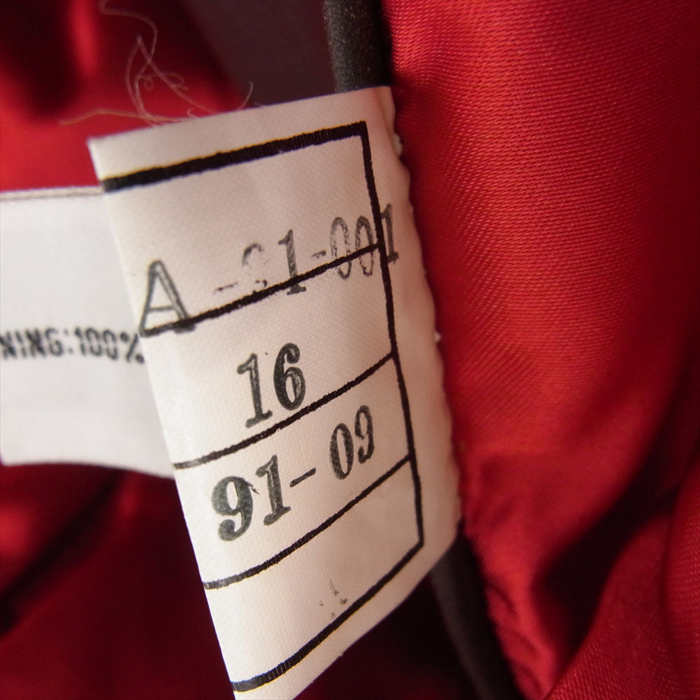 HARLEY DAVIDSON ハーレーダビッドソン USA製 80s 90s バック 型押し ロゴ ダブル ライダース ジャケット ブラウン系 S【中古】