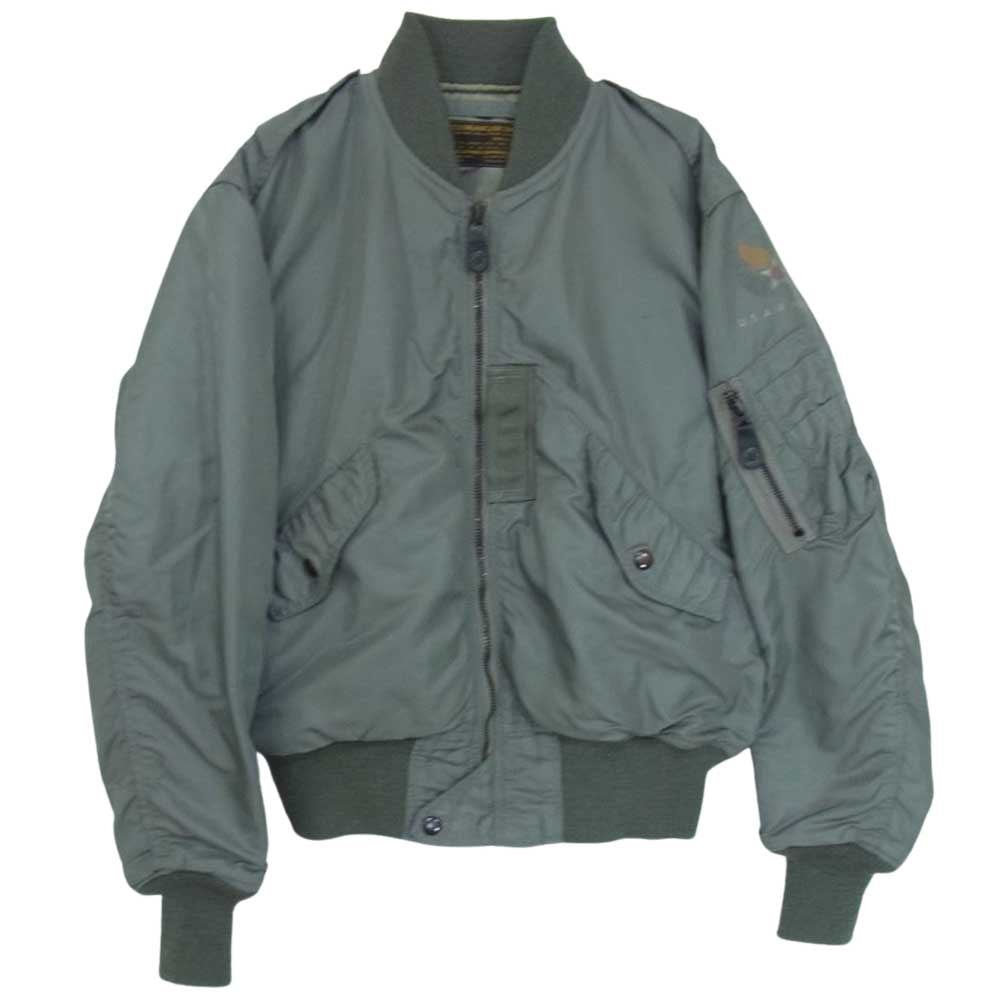The REAL McCOY'S ザリアルマッコイズ MIL-J-7448C SKYLINE CLOTHING スカイライン クロージング実名復刻 TYPE L2-B フライト ジャケット カーキ系 S【中古】