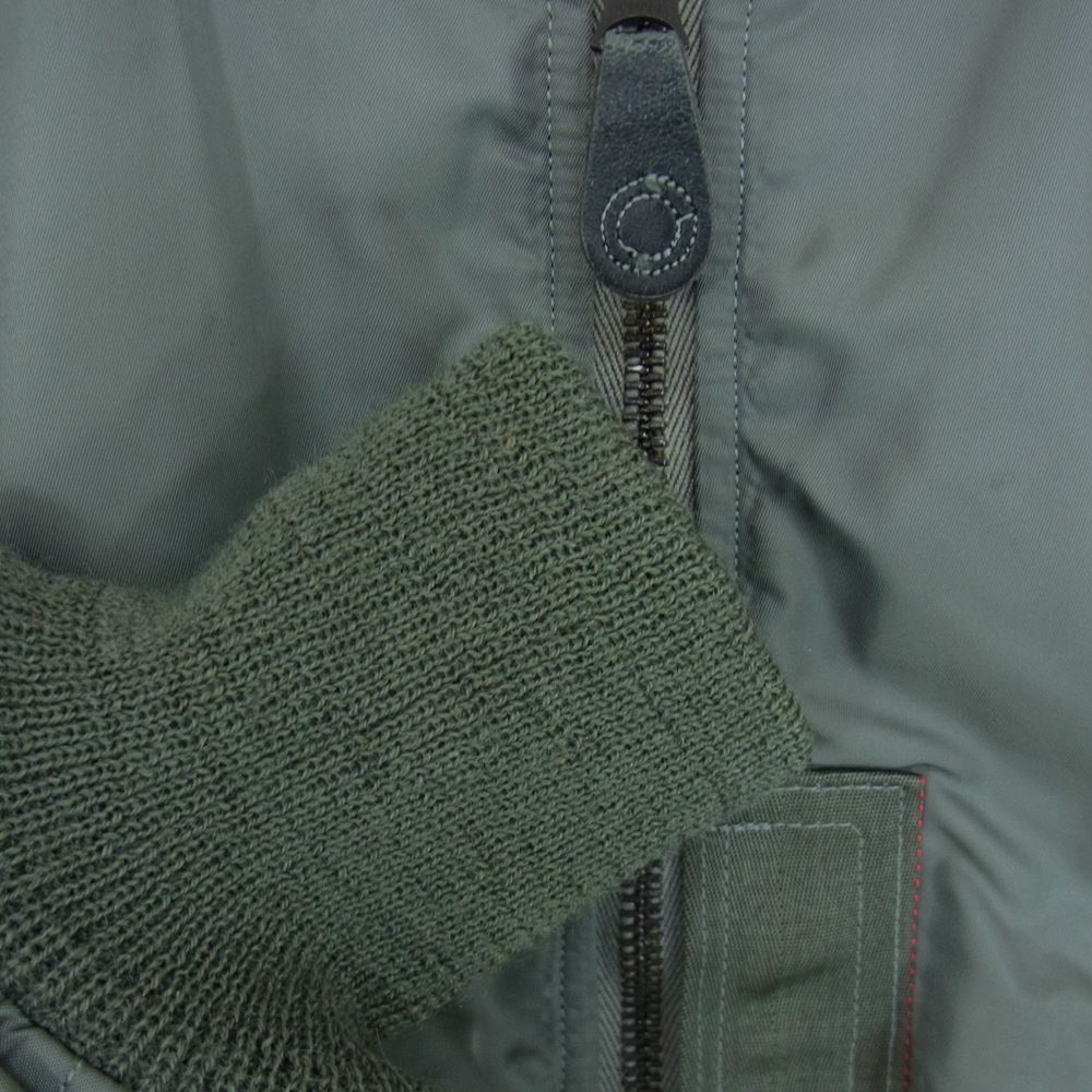 The REAL McCOY'S ザリアルマッコイズ MIL-J-7448C SKYLINE CLOTHING スカイライン クロージング実名復刻 TYPE L2-B フライト ジャケット カーキ系 S【中古】