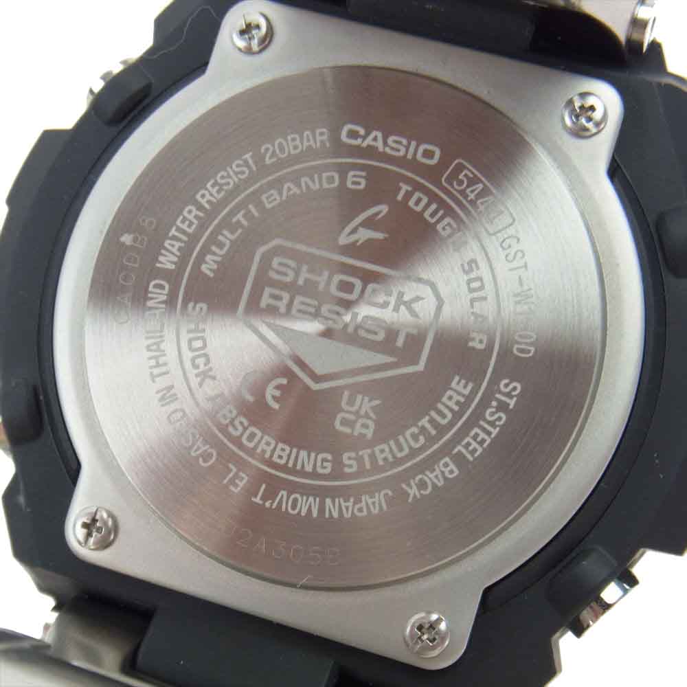 CASIO G-SHOCK カシオ ジーショック GST-W110D-1AJF G-STEEL レイヤーガード マルチバンド タフソーラー 腕時計 リスト ウォッチ シルバー系【中古】