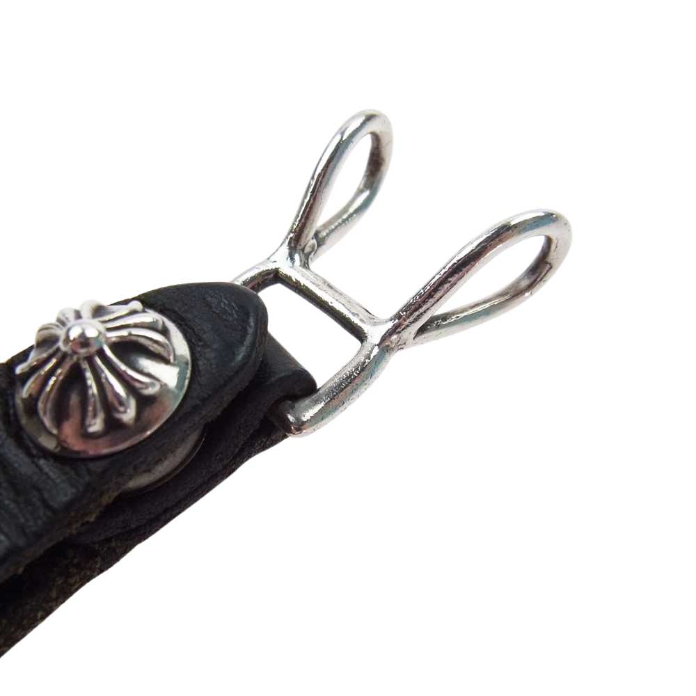 CHROME HEARTS クロムハーツ（原本有） BELT LOOP クロスボール ベルトループ ブラック系【中古】