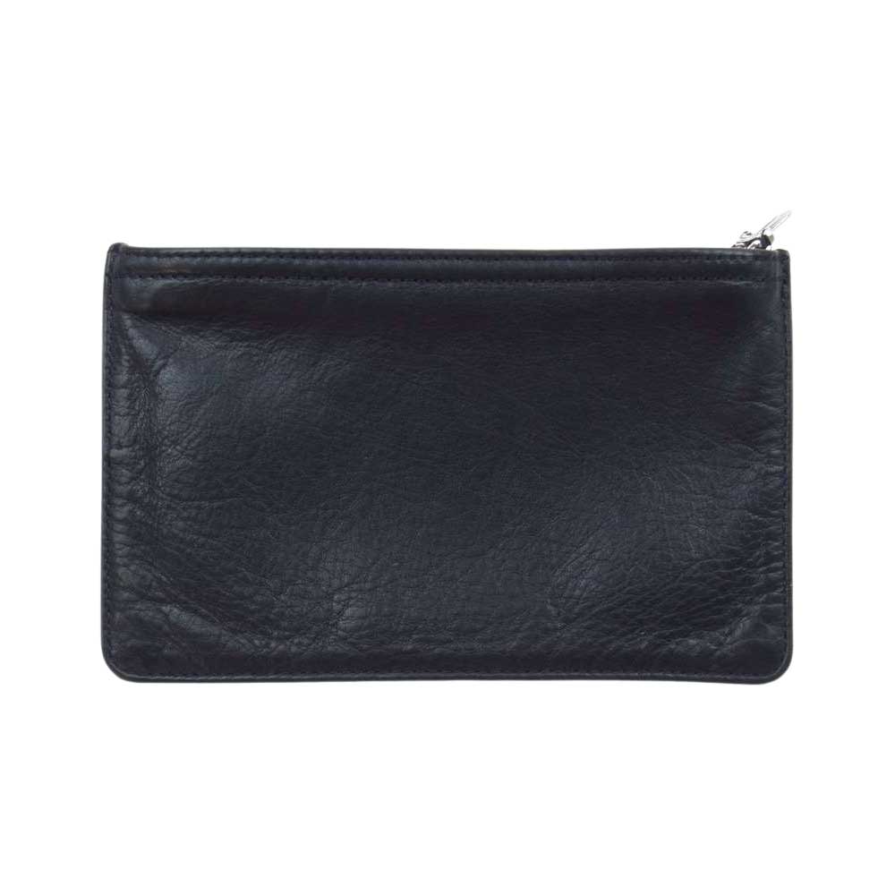 CHROME HEARTS クロムハーツ（原本無） ZPR CHNG PURSE 2 ＃2 ダガージップ チェンジパース コインケース ポーチ レザー ブラック系【中古】