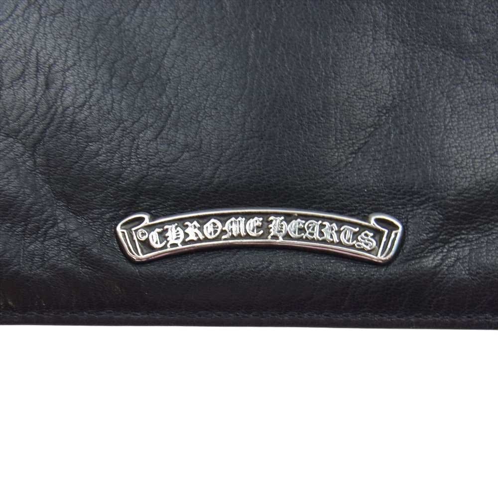 CHROME HEARTS クロムハーツ（原本無） ZPR CHNG PURSE 2 ＃2 ダガージップ チェンジパース コインケース ポーチ レザー ブラック系【中古】