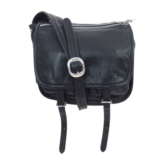 CHROME HEARTS クロムハーツ（原本有） SHOULDER BAG-TINY タイニー ソフト ショルダー バッグ レザー ダガー  ブラック系【中古】