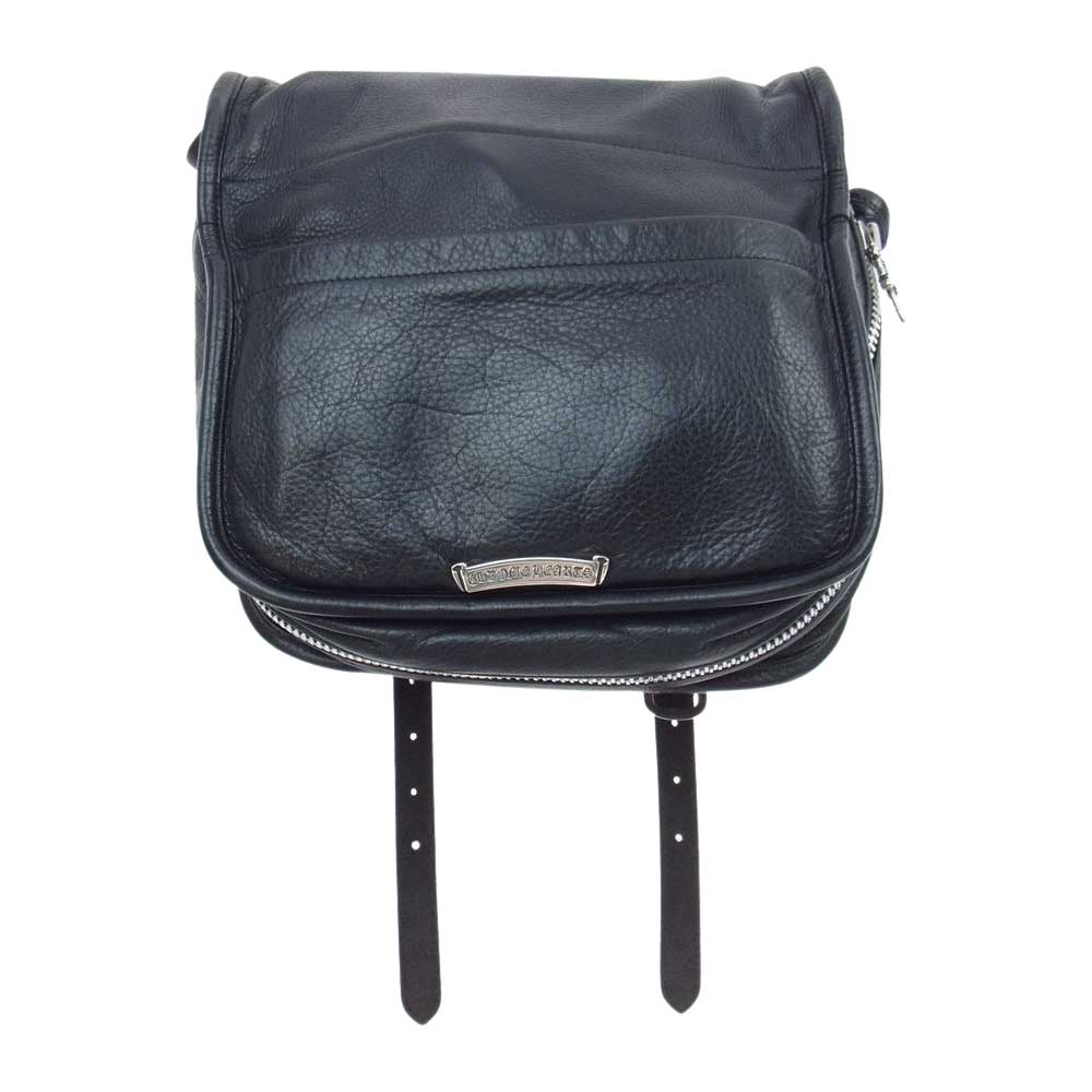 CHROME HEARTS クロムハーツ（原本有） SHOULDER BAG-TINY タイニー ソフト ショルダー バッグ レザー ダガー  ブラック系【中古】