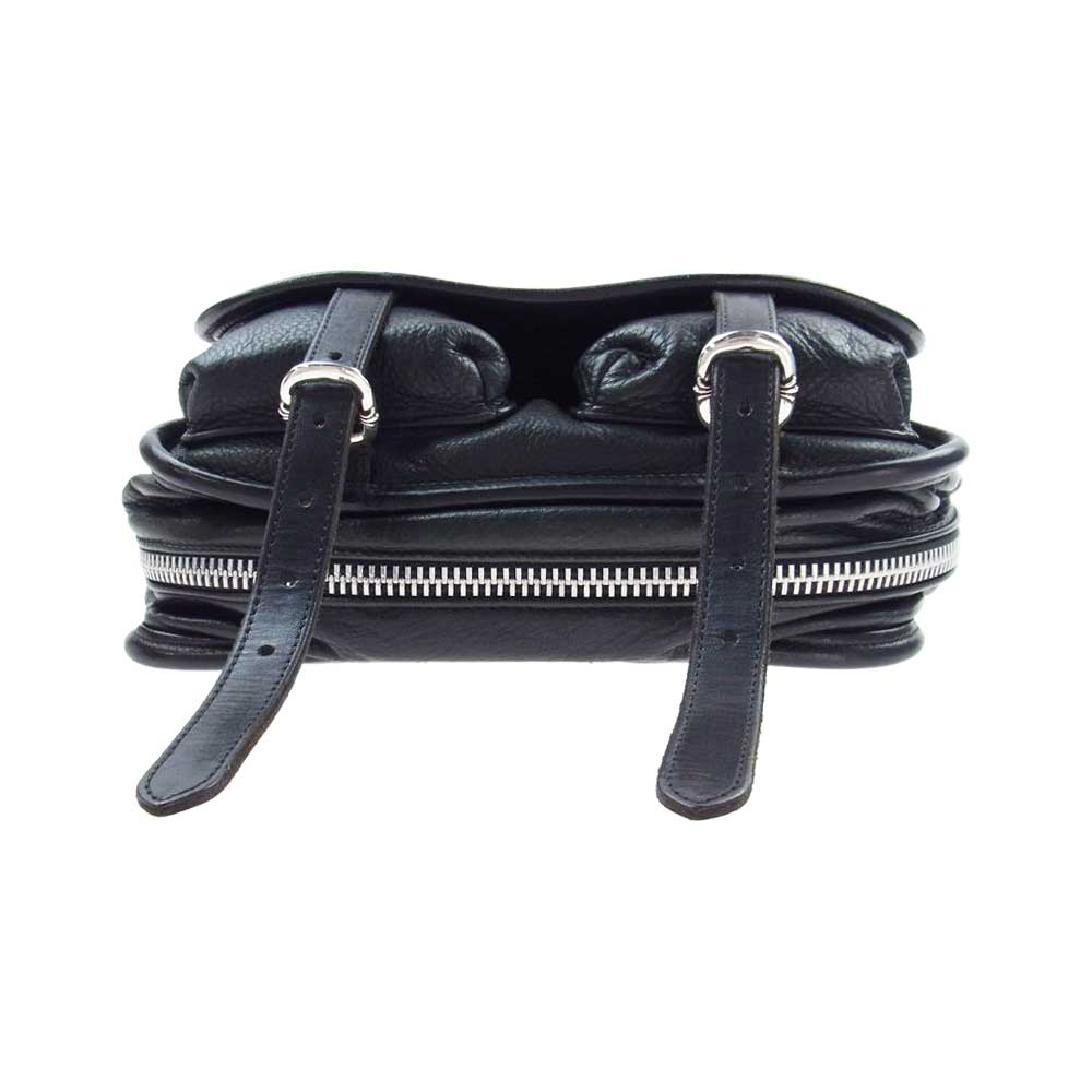 CHROME HEARTS クロムハーツ（原本有） SHOULDER BAG-TINY タイニー ソフト ショルダー バッグ レザー ダガー  ブラック系【中古】