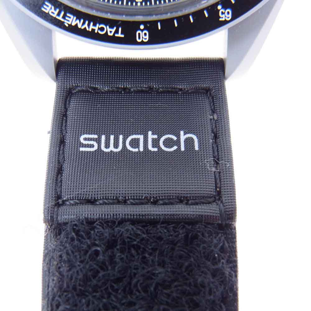 OMEGA オメガ Swatch スウォッチ 2023 MoonSwatch Mission to the Moon shine gold ムーンスウォッチ ミッション トゥー ムーン シャインゴールド 時計 ブラック系 グレー系【極上美品】【中古】