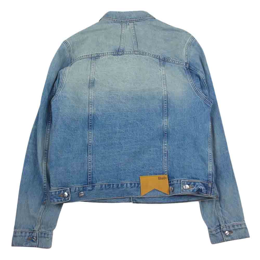 ルード 22AW USED ユーズド加工 デニム ジャケット インディゴブルー系 L【極上美品】【中古】