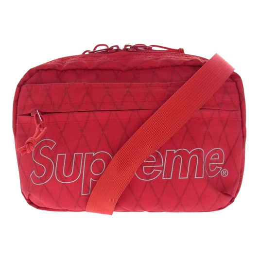 Supreme シュプリーム 18AW  Shoulder Bag ショルダー バッグ ポーチ  レッド系【中古】