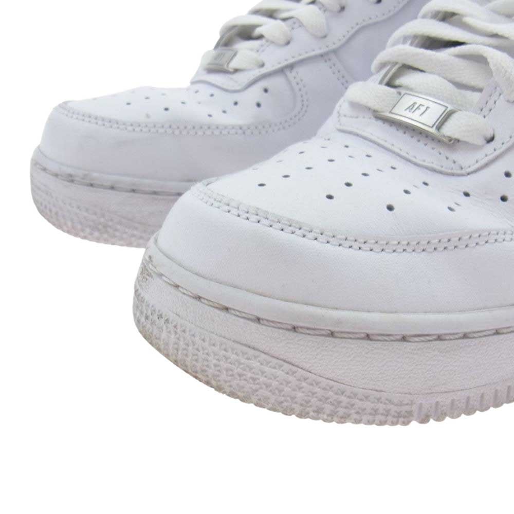 NIKE ナイキ 315122-111 AIR FORCE 1 07 エアフォース ローカット スニーカー ホワイト系 25.5cm【中古】