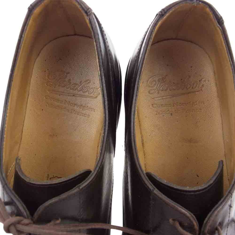 Paraboot パラブーツ 710707 CHAMBORD TEX MARRON シャンボード パラテックソール マロン Uチップ シューズ ダークブラウン系 8【中古】