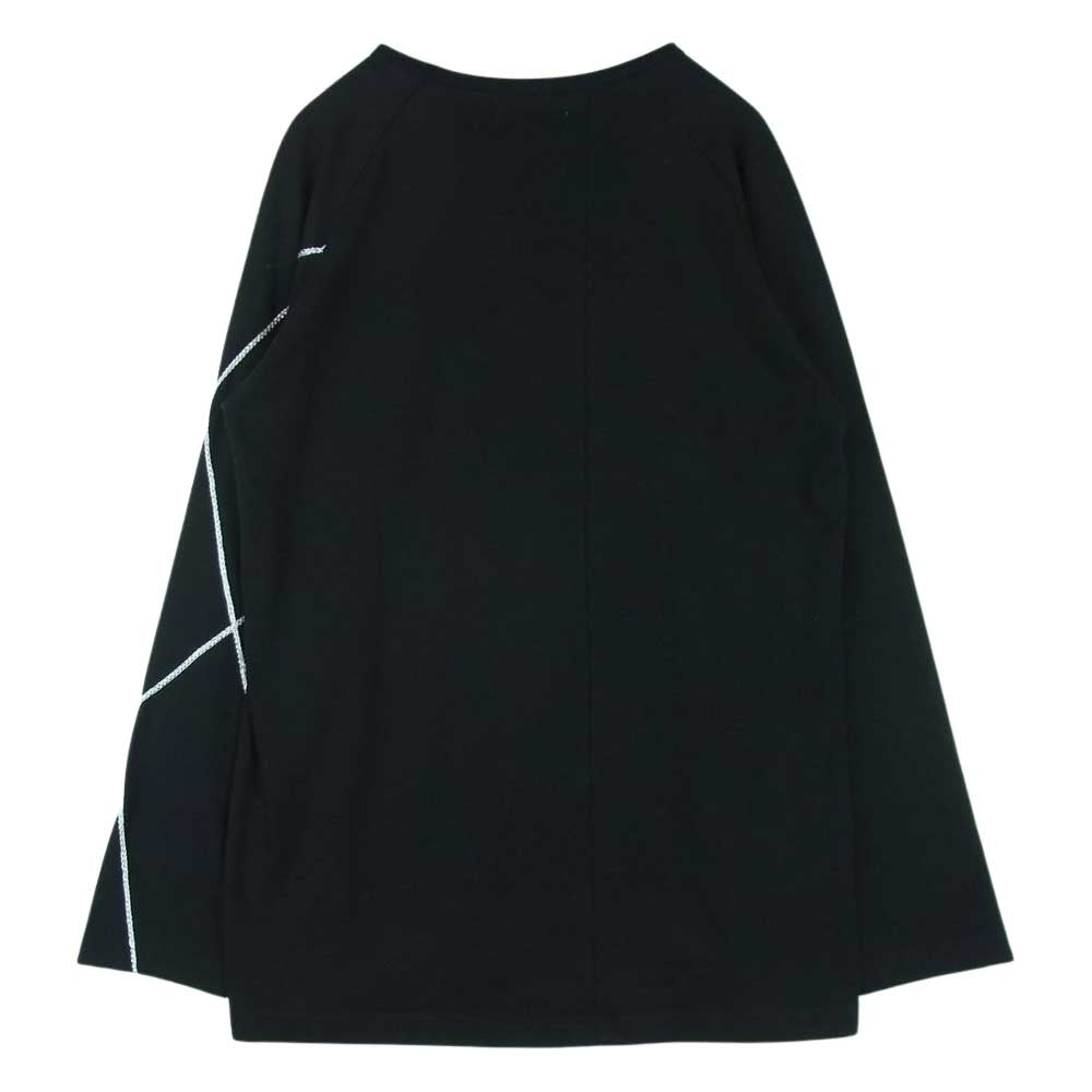 sulvam サルバム SN-T07-780 STUDIOUS別注 ステュディオス LONG TEE チェーン Tシャツ カットソー 長袖 ブラック系 L【美品】【中古】