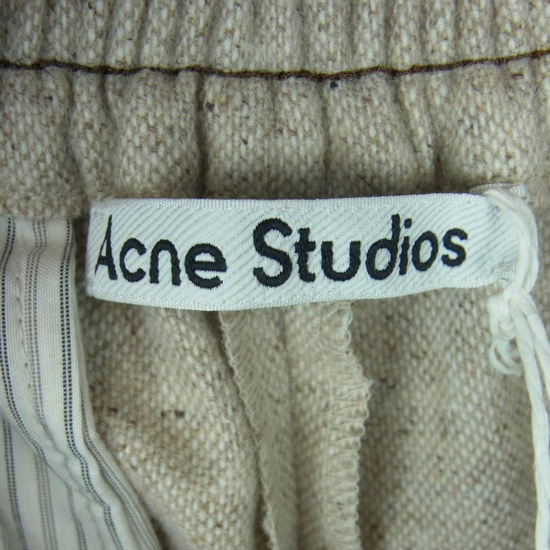 ACNE STUDIOS アクネストゥディオズ AK0476 ウール トラウザー スラックス パンツ ベージュ系 32【美品】【中古】