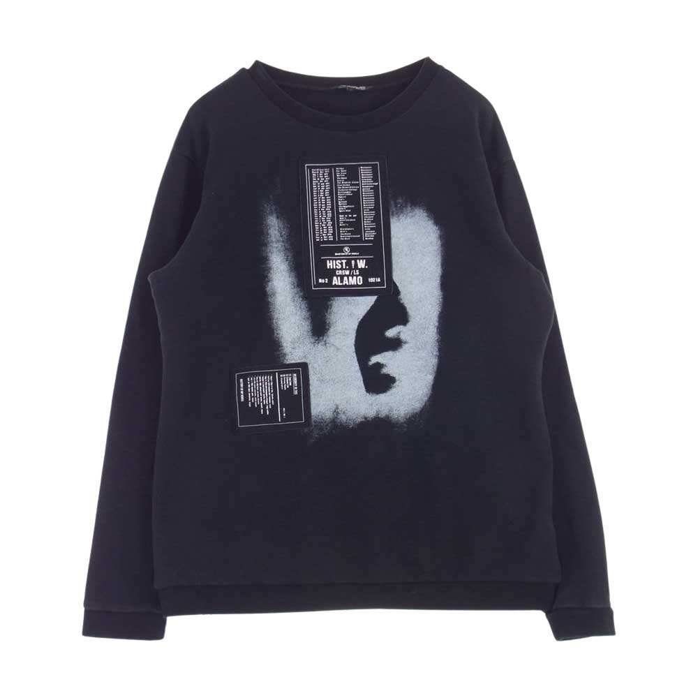 RAF SIMONS ラフシモンズ 05AW ポルターガイスト期 アーカイブ 国内正規品 サン・フレール パッチワーク スウェット ブラック系 48【中古】