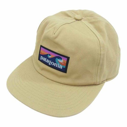 patagonia パタゴニア 23SS 38278 ボードショーツ ラベル ファンフェアラー キャップ ベージュ系【極上美品】【中古】