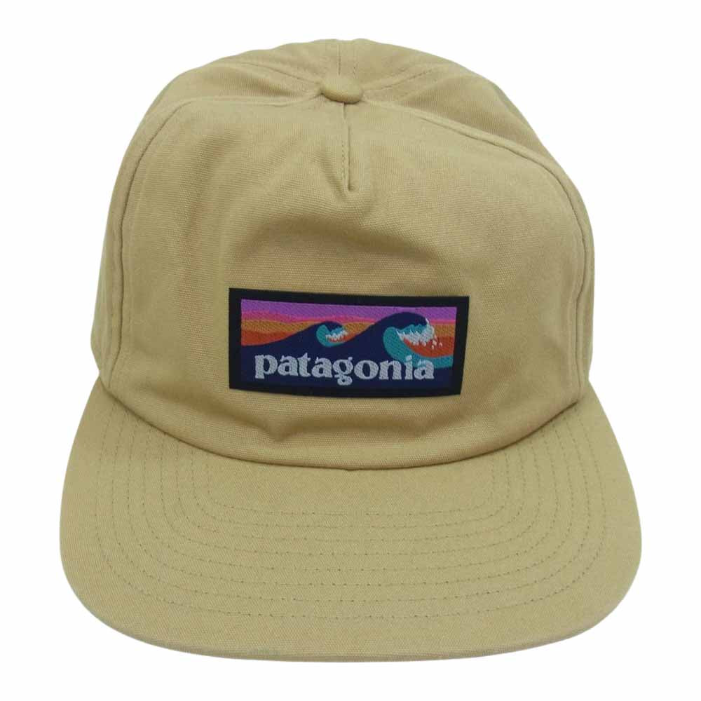 patagonia パタゴニア 23SS 38278 ボードショーツ ラベル ファンフェアラー キャップ ベージュ系【極上美品】【中古】