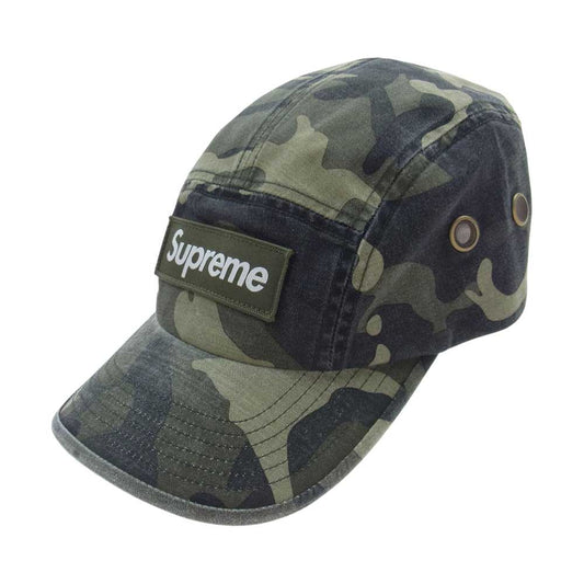 Supreme シュプリーム 23SS Military Camp Cap ミリタリー キャンプ キャップ カモ カーキ系【新古品】【未使用】【中古】