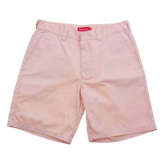 Supreme シュプリーム Work Short Pale Pink ワークショーツ ショートパンツ ピック ピンク系 32【美品】【中古】