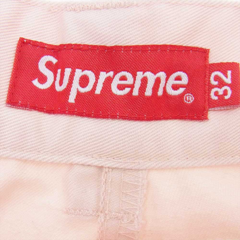 Supreme シュプリーム Work Short Pale Pink ワークショーツ ショートパンツ ピック ピンク系 32【美品】【中古】