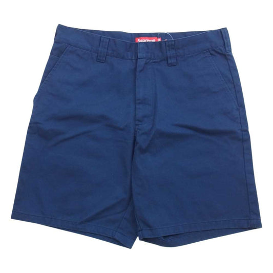 Supreme シュプリーム Work Short Navy ワークショーツ ショートパンツ ネイビー ネイビー系 32【美品】【中古】