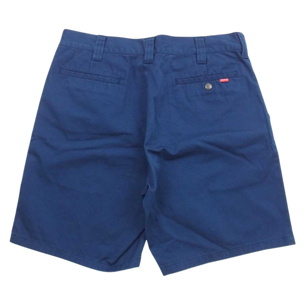 Supreme シュプリーム Work Short Navy ワークショーツ ショートパンツ ネイビー ネイビー系 32【美品】【中古】