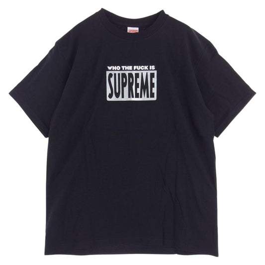 Supreme シュプリーム 19SS Who The Fuck Tee フーザ ファック Tシャツ ブラック系 M【新古品】【未使用】【中古】