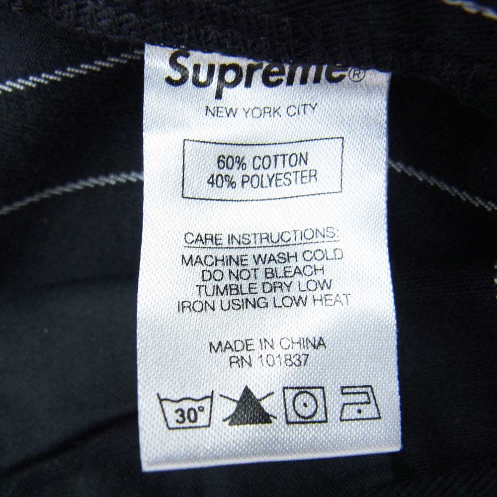 Supreme シュプリーム 21SS Work Short Black Stripe ストライプ ワーク ショート パンツ  ブラック系 32【美品】【中古】