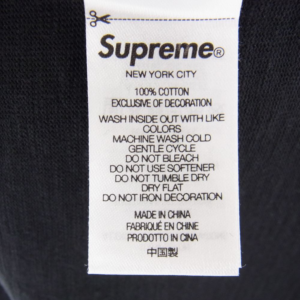 Supreme シュプリーム 22AW Bones S/S Top ボーン ロゴ Tシャツ ブラック系 M【新古品】【未使用】【中古】