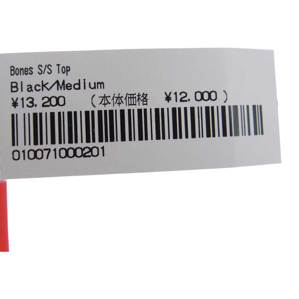 Supreme シュプリーム 22AW Bones S/S Top ボーン ロゴ Tシャツ ブラック系 M【新古品】【未使用】【中古】