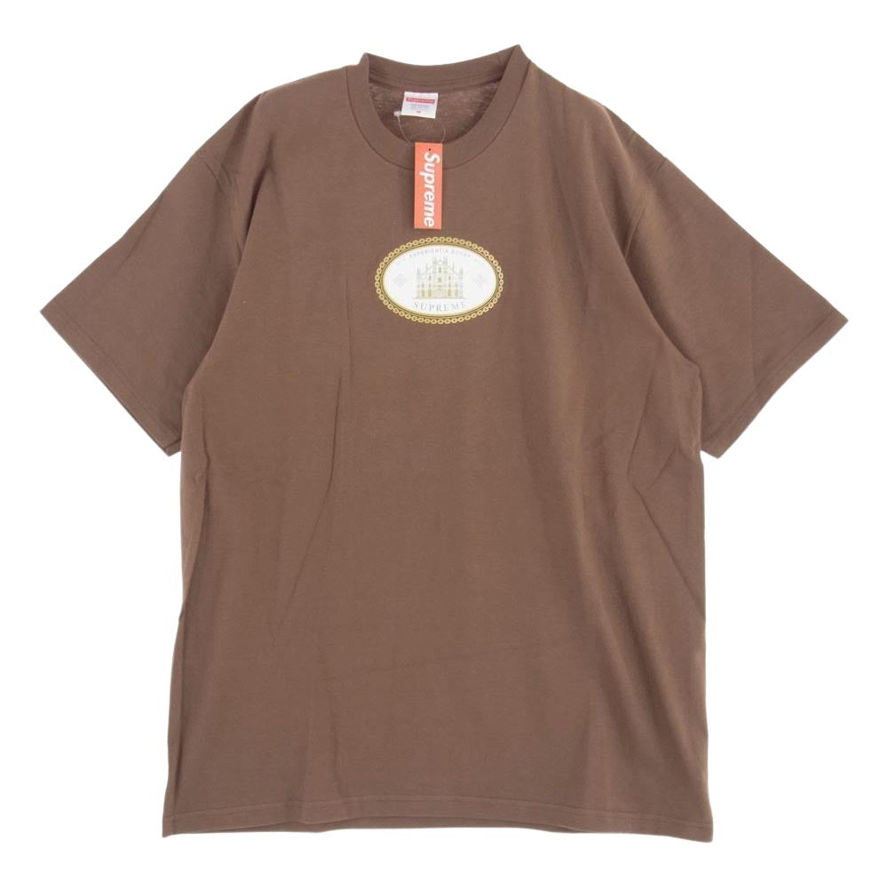 Supreme シュプリーム 21AW Experientia Tee エクスペリエンティア Tシャツ ブラウン系 M【新古品】【未使用】【中古】