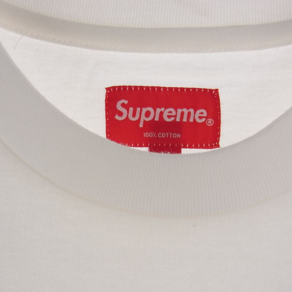 Supreme シュプリーム 20AW Bullion Logo S/S Top ブリオン ロゴ Tシャツ ホワイト系 M【新古品】【未使用】【中古】