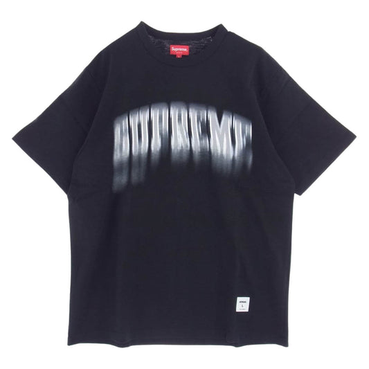 Supreme シュプリーム 21AW Blurred Arc S/S Top ブルーリー アーク Tシャツ ブラック系 L【新古品】【未使用】【中古】