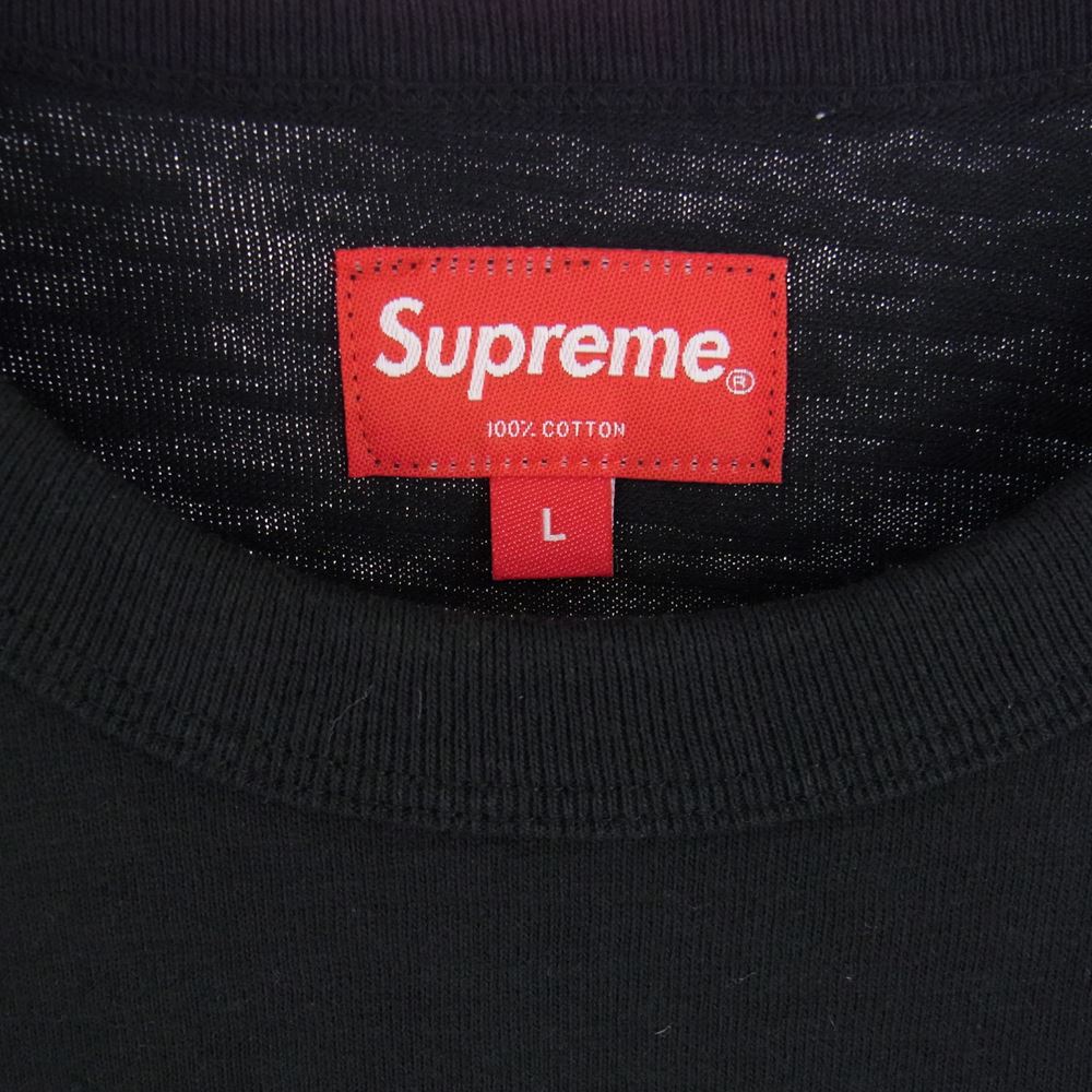 Supreme シュプリーム 21AW Blurred Arc S/S Top ブルーリー アーク Tシャツ ブラック系 L【新古品】【未使用】【中古】