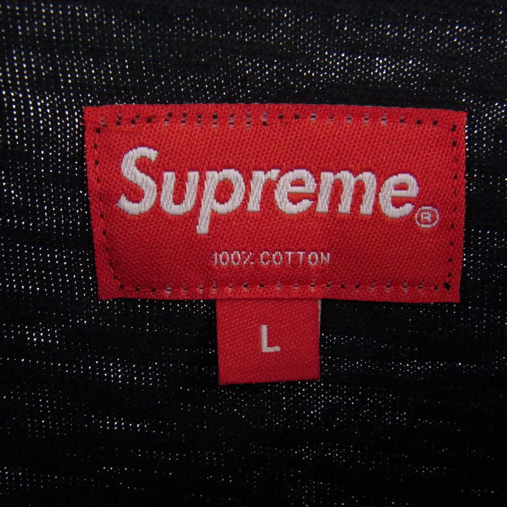 Supreme シュプリーム 21AW Blurred Arc S/S Top ブルーリー アーク Tシャツ ブラック系 L【新古品】【未使用】【中古】